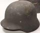 Casque Stahlhelm M35 Et62 De L'armée Allemande De La Seconde Guerre Mondiale Avec Doublure Nommé Original
