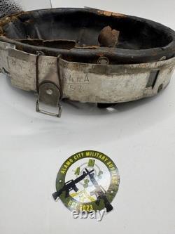 Casque Stahlhelm M35 de l'Armée Allemande de la Seconde Guerre Mondiale WW2 avec doublure daté 1937 ORIGINAL