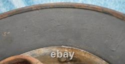 Casque de combat M35 en acier bleu de l'Armée de l'Air allemande Luftwaffe de la Seconde Guerre mondiale, vétéran.