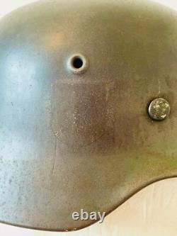 Casque de combat M40 DD de l'armée allemande de la Seconde Guerre mondiale, totalement original et rare