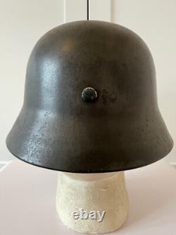 Casque de combat M40 DD de l'armée allemande de la Seconde Guerre mondiale, totalement original et rare