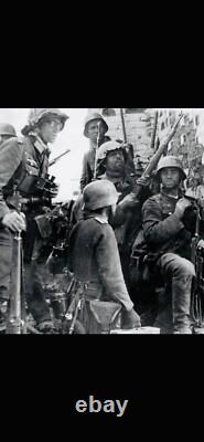 Casque de combat M40 DD de l'armée allemande de la Seconde Guerre mondiale, totalement original et rare