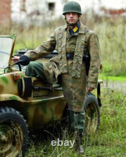 Casque de parachutiste de la Wehrmacht de la Seconde Guerre mondiale, casque de parachutiste de l’armée allemande, reproduction 57/58