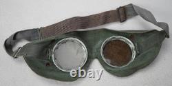 Casque de protection de l'armée allemande Wehrmacht de la Seconde Guerre mondiale lunettes de moto militaires