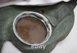 Casque de protection de l'armée allemande Wehrmacht de la Seconde Guerre mondiale lunettes de moto militaires