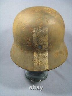 Casque de strip SD de l'armée M35 relic original allemand de la Seconde Guerre mondiale