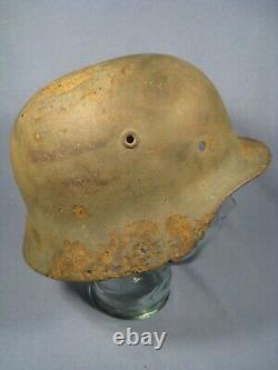 Casque de strip SD de l'armée M35 relic original allemand de la Seconde Guerre mondiale