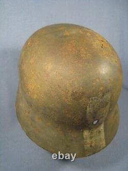 Casque de strip SD de l'armée M35 relic original allemand de la Seconde Guerre mondiale