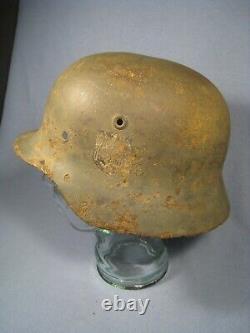 Casque de strip SD de l'armée M35 relic original allemand de la Seconde Guerre mondiale