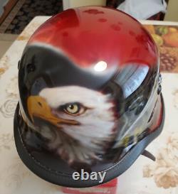 Casque en acier M35 de l'armée allemande de la WWII WW2 avec insert en cuir restauré