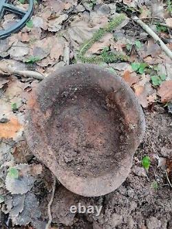 Casque original de l'armée allemande Wehrmacht de la Seconde Guerre mondiale WW2 WWII