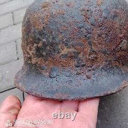 Casque original de la Kriegsmarine de l'armée allemande de la Seconde Guerre mondiale (WW2)