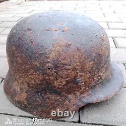 Casque original de la Kriegsmarine de l'armée allemande de la Seconde Guerre mondiale (WW2)