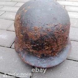 Casque original de la Kriegsmarine de l'armée allemande de la Seconde Guerre mondiale (WW2)