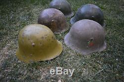 Casques De Type Allemand Seconde Guerre Mondiale Pour L'armée Bulgare Ally Allemand 5 Pièces Livraison Gratuite