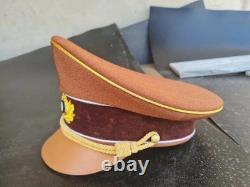 Casquette d’officier d’infanterie de l’armée allemande de la Seconde Guerre mondiale Schirmmütze - KHAKI