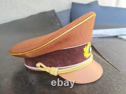 Casquette d’officier d’infanterie de l’armée allemande de la Seconde Guerre mondiale Schirmmütze - KHAKI