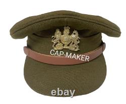 Casquette de crâne noire d'officier élite SS allemand de la Seconde Guerre mondiale, chef de l'armée.