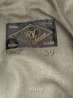 Casquette de ski EREL Robert Lubstein de l'armée allemande WW2 de 59 cm Bergmütze pour Gebirgsjäger