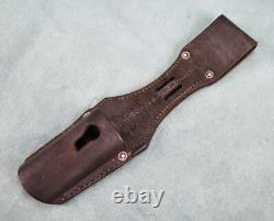 Ceinture de combat en cuir K98 LBA de la Wehrmacht de la Seconde Guerre mondiale avec frog, baïonnette d'armée héritée de la Luftwaffe