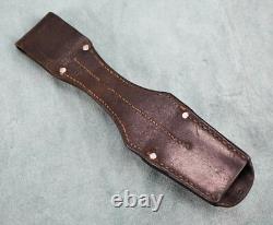 Ceinture de combat en cuir K98 LBA de la Wehrmacht de la Seconde Guerre mondiale avec frog, baïonnette d'armée héritée de la Luftwaffe