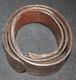 Ceinture En Cuir De L&rsquo;arm&eacute;e Imp&eacute;riale Allemande De La Premi&egrave;re Guerre Mondiale, Estampill&eacute;e Au Bout &laquo; 110 &raquo;, Port&eacute;e Sur Le Terrain, Pointe De 41 Pouces