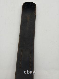 Ceinture en cuir originale de l'armée allemande de la Seconde Guerre mondiale, à utiliser avec des bretelles en Y, une baïonnette et un cadre en A
