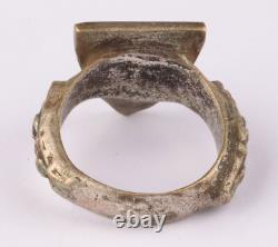 Chapeau viking avec ailes, bague allemande de la Seconde Guerre mondiale, pendentif de soldats de l'armée, taille 11