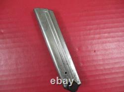 Chargeur de P08 Luger allemand d'avant-guerre en nickel avec fond en bois original NICE