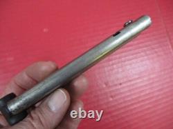 Chargeur de P08 Luger allemand d'avant-guerre en nickel avec fond en bois original NICE