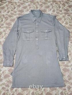 Chemise de service en laine Panzer allemand de la Seconde Guerre mondiale pour l'armée Heer Waffen Tanker AFV - Taille Large