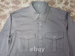 Chemise de service en laine Panzer allemand de la Seconde Guerre mondiale pour l'armée Heer Waffen Tanker AFV - Taille Large