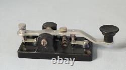 Clé télégraphique Morse militaire allemande rare de la Seconde Guerre mondiale en bakélite