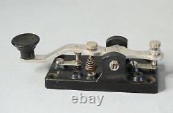 Clé télégraphique Morse militaire allemande rare de la Seconde Guerre mondiale en bakélite