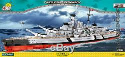 Cobi Battleship Bismarck / 4810/1974 Blocs Navire Allemand Seconde Guerre Mondiale Petite Armée