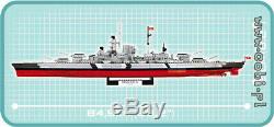 Cobi Battleship Bismarck / 4810/1974 Blocs Navire Allemand Seconde Guerre Mondiale Petite Armée