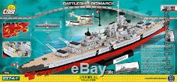 Cobi Battleship Bismarck / 4810/1974 Bloque Les Jouets Seconde Guerre Mondiale Petite Armée De Navire Allemand