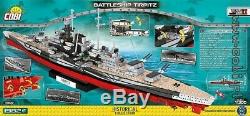 Cobi Battleship Tirpitz / 4809/1982 Bloque Jouets Seconde Guerre Mondiale Petite Armée De Navire Allemand