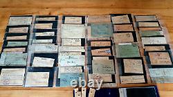 Collection Immobilière 80+ German Fieldpost Letters & Postcards 1912 51 Ww1 Ww2 Wk1