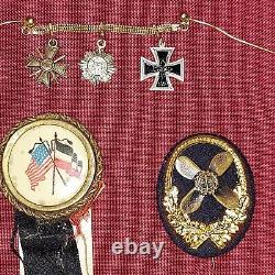Collection à 100% d'insignes/badges de l'armée impériale prussienne allemande de la Première Guerre mondiale/Seconde Guerre mondiale