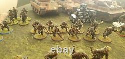 Complet Bolt Action 28mm Ww2 Allemand Ss Army Great Paint Et Beaucoup D’extras