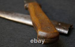 Couteau de tranchée et fourreau de la botte de combat de terrain de l'armée prussienne impériale allemande de la Première Guerre mondiale