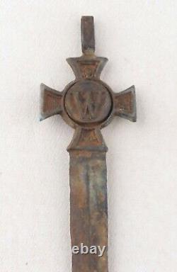 Croix de fer allemande, ouvre-lettres en forme d'enveloppe, Allemagne, Première et Seconde Guerre mondiale, Armée 1914-1918