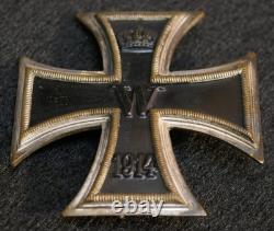 Croix de fer de première classe de l'armée impériale allemande de la Première Guerre mondiale, Wilhelm Deumer, convexe