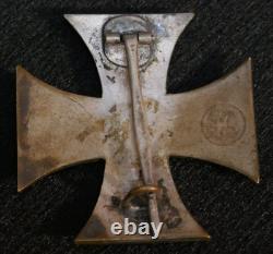 Croix de fer de première classe de l'armée impériale allemande de la Première Guerre mondiale, Wilhelm Deumer, convexe