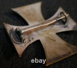 Croix de fer de première classe de l'armée impériale allemande de la Première Guerre mondiale, Wilhelm Deumer, convexe