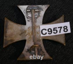 Croix de fer de première classe de l'armée impériale allemande de la Première Guerre mondiale, Wilhelm Deumer, convexe