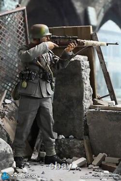 DID D80163 1/6 Homme Sniper Wehrmacht de la Seconde Guerre mondiale Wolfgang 12'' Modèle de Figurine d'Action Jouets