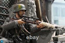 DID D80163 1/6 Homme Sniper Wehrmacht de la Seconde Guerre mondiale Wolfgang 12'' Modèle de Figurine d'Action Jouets