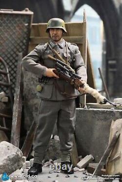 DID D80163 1/6 Homme Sniper Wehrmacht de la Seconde Guerre mondiale Wolfgang 12'' Modèle de Figurine d'Action Jouets